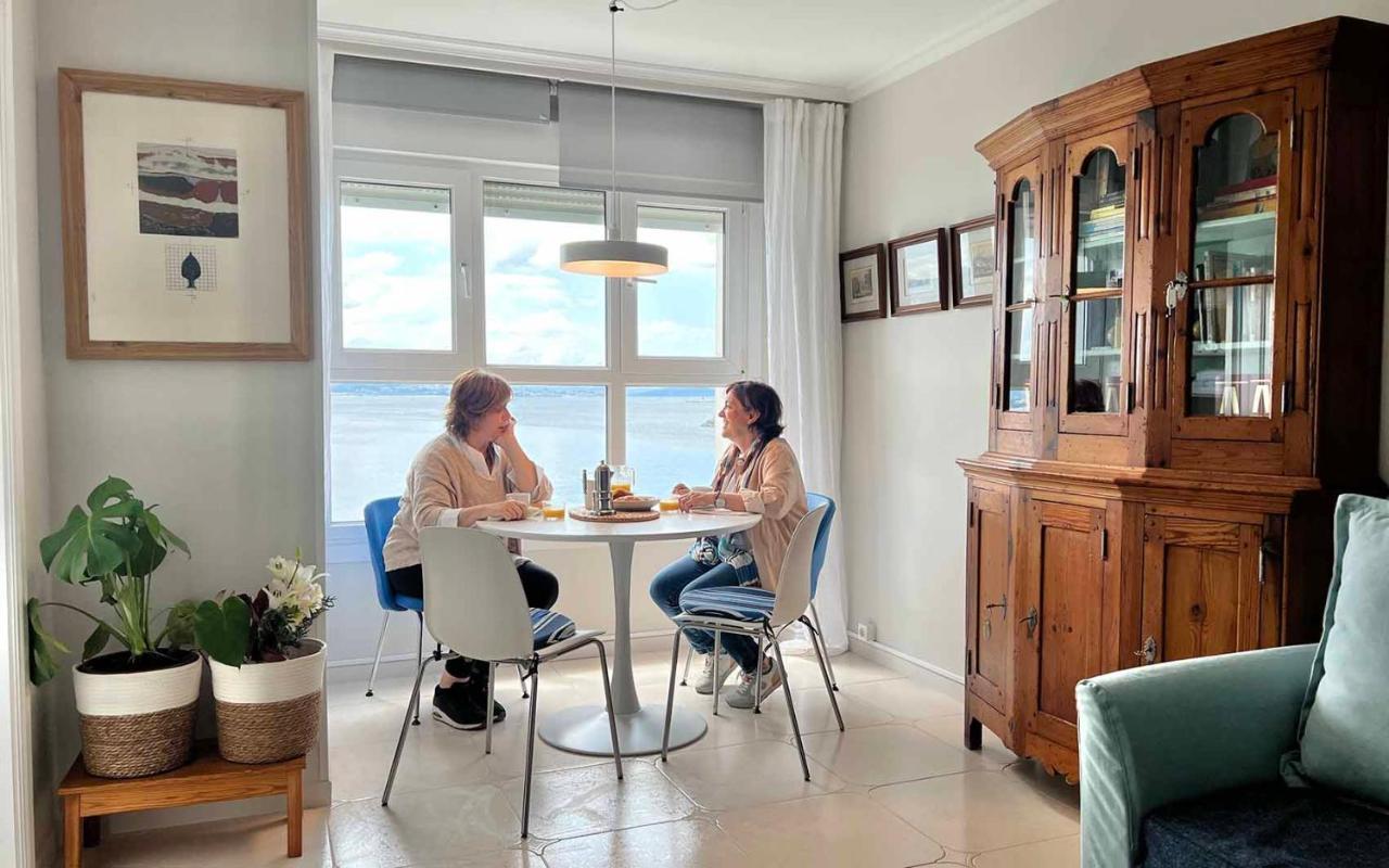 El Mirador De Playa Rodeira, Appartement Cangas do Morrazo Buitenkant foto